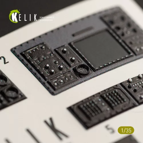 Kelik SH-60F Ocean Hawk interior 3D decals for Kitty Hawk / Zimimodel kit - 3D belsőtér-részletező matricakészlet
