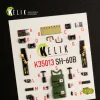 Kelik SH-60B interior 3D decals for Kitty Hawk / Zimimodel kit - 3D belsőtér-részletező matricakészlet