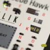 Kelik HH-60H Rescue Hawk interior 3D decals for Kitty Hawk / Zimimodel kit - 3D belsőtér-részletező matricakészlet