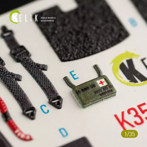 Kelik HH-60G Pave Hawk interior 3D decals for Kitty Hawk / Zimimodel kit - 3D belsőtér-részletező matricakészlet
