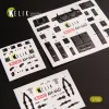 Kelik AH-64D Apache interior 3D decals for Takom kit - 3D belsőtér-részletező matricakészlet