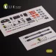 Kelik Kozak-2 Ukrainian MRAP 3D decals for ICM kit - Kozak-2 ukrán MRAP – 3D részletező matricakészlet