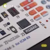 Kelik Kozak-2 Ukrainian MRAP 3D decals for ICM kit - Kozak-2 ukrán MRAP – 3D részletező matricakészlet
