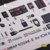 Kelik Kozak-2 Ukrainian MRAP 3D decals for ICM kit - Kozak-2 ukrán MRAP – 3D részletező matricakészlet