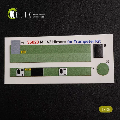 Kelik M142 HIMARS - Interior 3D Decal and classic Decal for Trumpeter kit - 3D belsőtér-részletező matricakészlet és hagyományos matricák