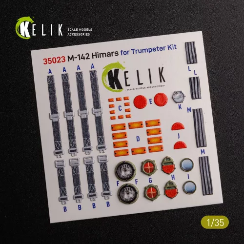 Kelik M142 HIMARS - Interior 3D Decal and classic Decal for Trumpeter kit - 3D belsőtér-részletező matricakészlet és hagyományos matricák
