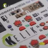 Kelik HUMVEE HMMWV M1036 TOW páncéltörő rakétarendszerrel, sivatagi változat – 3D belsőtér-részletező matricakészlet