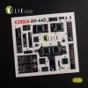 Kelik AH-64D Apache interior 3D decals for Meng kit - 3D belsőtér-részletező matricakészlet