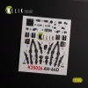 Kelik AH-64D Apache interior 3D decals for Meng kit - 3D belsőtér-részletező matricakészlet