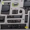 Kelik AH-64D Apache interior 3D decals for Meng kit - 3D belsőtér-részletező matricakészlet