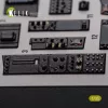Kelik AH-64D Apache interior 3D decals for Meng kit - 3D belsőtér-részletező matricakészlet