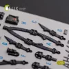 Kelik AH-64D Apache interior 3D decals for Meng kit - 3D belsőtér-részletező matricakészlet