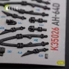 Kelik AH-64D Apache interior 3D decals for Meng kit - 3D belsőtér-részletező matricakészlet
