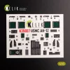 Kelik AH-1Z interior 3D decals for Academy kit - 3D belsőtér-részletező matricakészlet