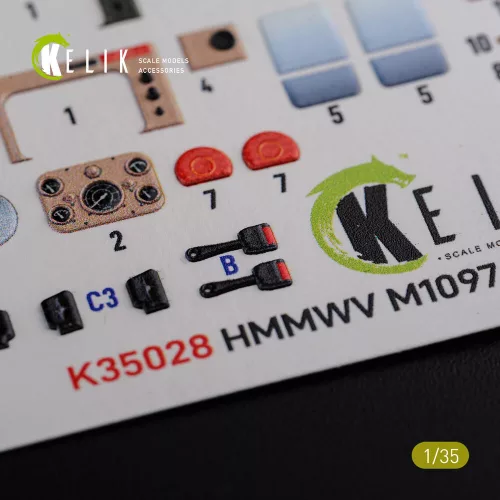 Kelik HMMWV M1097  3D Decal for ICM kit - 3D részletező matricakészlet