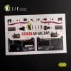 Kelik AH-60L DAP interior 3D decals for Academy kit - 3D belsőtér-részletező matricakészlet