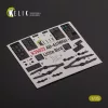 Kelik AH-6J/MH6J Little Bird interior 3D decals for Zimi models/KittyHawk - 3D belsőtér-részletező matricakészlet, Zimi Models/Kitty Hawk makettekhez