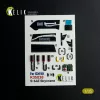 Kelik S-64E Skycrane - interior 3D decals for ICM kit - 3D belsőtér-részletező matricakészlet