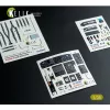 Kelik S-64E Skycrane - interior 3D decals for ICM kit - 3D belsőtér-részletező matricakészlet