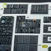 Kelik S-64E Skycrane - interior 3D decals for ICM kit - 3D belsőtér-részletező matricakészlet