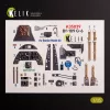Kelik Bf-109 G-6 - interior 3D decals for Border Models kit - 3D belsőtér-részletező matricakészlet