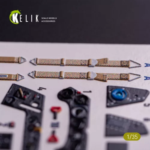 Kelik FW-190A-8 - interior 3D decals for Border Models kit - 3D belsőtér-részletező matricakészlet