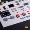 Kelik M1240A M-ATV - interior 3D decals for RFM kit - 3D belsőtér-részletező matricakészlet