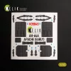 Kelik AH-64A APACHE (early) - interior 3D decals for Trumpeter - 3D belsőtér-részletező matricakészlet