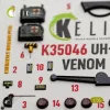 Kelik UH-1Y VENOM - interior 3D decals for Trumpeter - 3D belsőtér-részletező matricakészlet