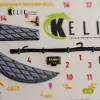 Kelik UH-1B HUEY - interior 3D decals for Trumpeter - 3D belsőtér-részletező matricakészlet