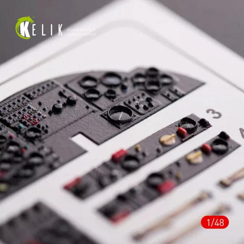 Kelik AN-2 Colt interior 3D decals for HobbyBoss kit - 3D belsőtér-részletező matricakészlet