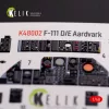 Kelik F-111 D/E Aardvark interior 3D decals for HobbyBoss kit - 3D belsőtér-részletező matricakészlet
