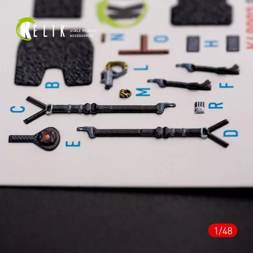 Kelik F-111 D/E Aardvark interior 3D decals for HobbyBoss kit - 3D belsőtér-részletező matricakészlet