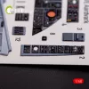 Kelik F-111 D/E Aardvark interior 3D decals for HobbyBoss kit - 3D belsőtér-részletező matricakészlet