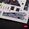 Kelik F-111 D/E Aardvark interior 3D decals for HobbyBoss kit - 3D belsőtér-részletező matricakészlet