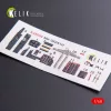 Kelik ME-262A1 interior 3D decals for Tamiya kit - 3D belsőtér-részletező matricakészlet