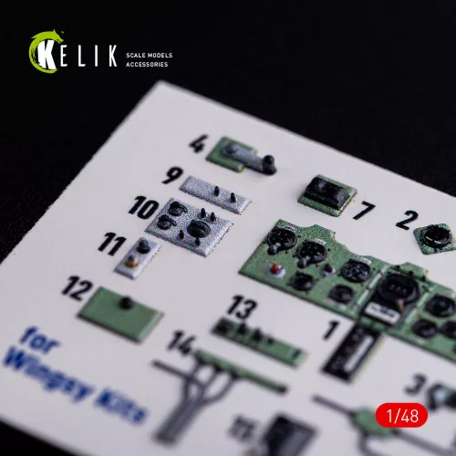 Kelik A5M2B Claude interior 3D decals for WingsyKits kit - 3D belsőtér-részletező matricakészlet