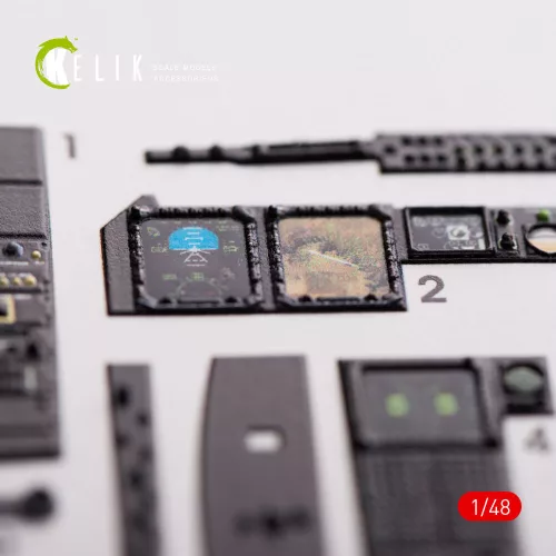 Kelik MV-22 Osprey interior 3D decals for HobbyBoss kit - 3D belsőtér-részletező matricakészlet