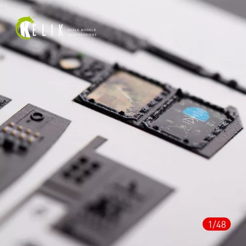 Kelik MV-22 Osprey interior 3D decals for HobbyBoss kit - 3D belsőtér-részletező matricakészlet