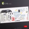 Kelik A-37B Dragonfly interior 3D decals for Trumpeter kit - 3D belsőtér-részletező matricakészlet