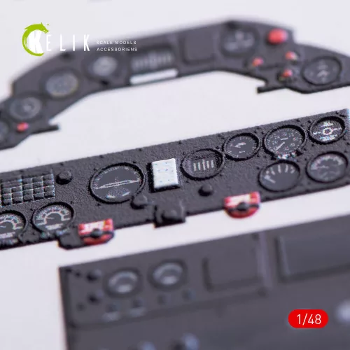 Kelik TBD-1A Devastator interior 3D decals for GWH kit - 3D belsőtér-részletező matricakészlet