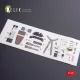 Kelik Bf-109E interior 3D decals for WingsyKits kit - 3D belsőtér-részletező matricakészlet