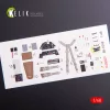 Kelik Bf-109E interior 3D decals for WingsyKits kit - 3D belsőtér-részletező matricakészlet