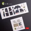 Kelik A-1J Skyraider interior 3D decals for Tamiya kit - 3D belsőtér-részletező matricakészlet