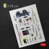 Kelik P-47M Thunderbolt interior 3D decals for Tamiya kit - 3D belsőtér-részletező matricakészlet