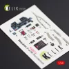 Kelik P-47M Thunderbolt interior 3D decals for Tamiya kit - 3D belsőtér-részletező matricakészlet
