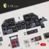 Kelik P-47M Thunderbolt interior 3D decals for Tamiya kit - 3D belsőtér-részletező matricakészlet