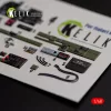 Kelik P-47D Thunderbolt – 3D belsőtér-részletező matricakészlet, Italeri/Academy makettekhez