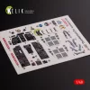 Kelik A-10C Thunderbolt  interior 3D decals for Academy kit - 3D belsőtér-részletező matricakészlet