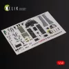 Kelik A-10C Thunderbolt II interior 3D decals for Italeri kit - 3D belsőtér-részletező matricakészlet